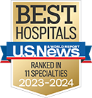 Northwestern Memorial Hospital is nationally ranked in 11 clinical specialties by U.S. News and World Report.