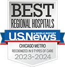 Northwestern Medicine Palos Hospital has been recognized by U.S. News and World Report in 9 types of care.