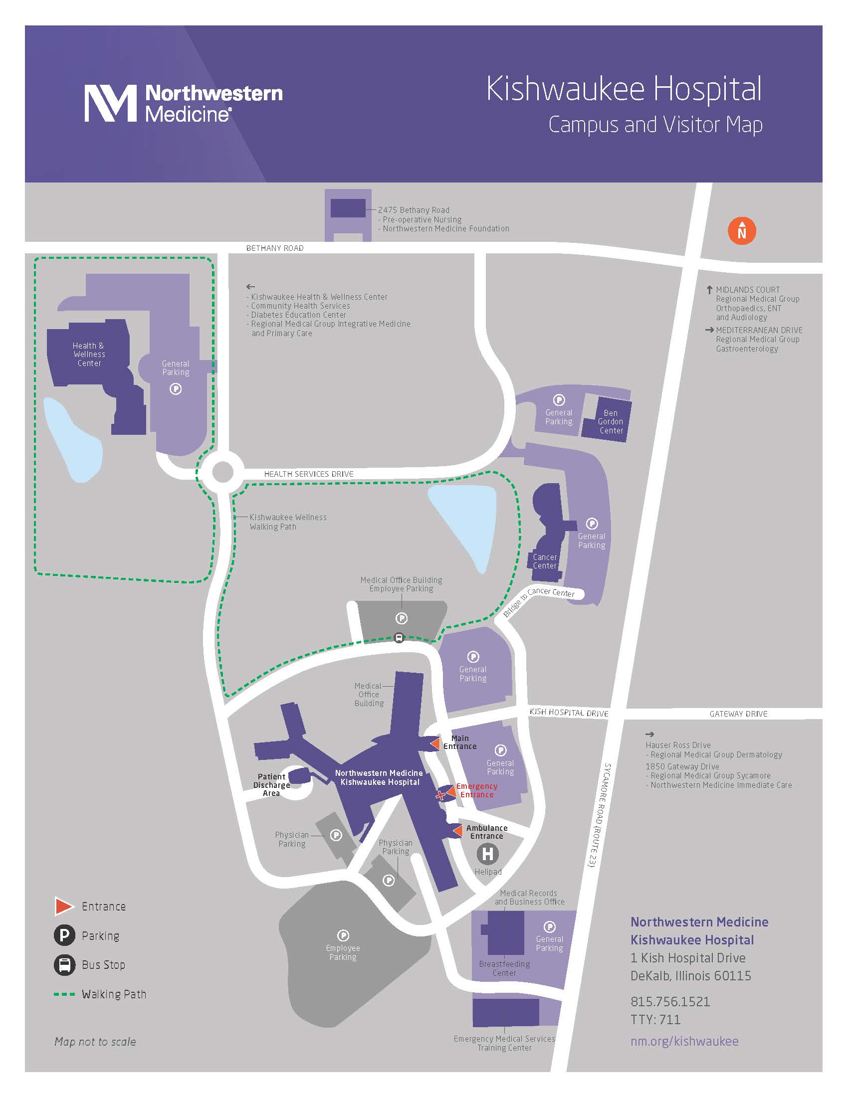 Services and Amenities Map