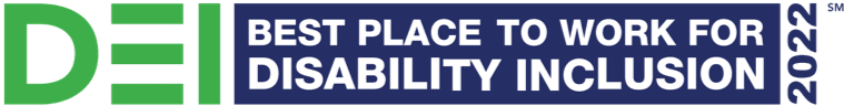 DEI Best Place to Work for Disability Inclusion logo