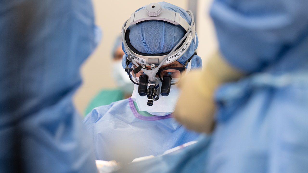 S. Christopher Malaisrie, MD, in surgery.