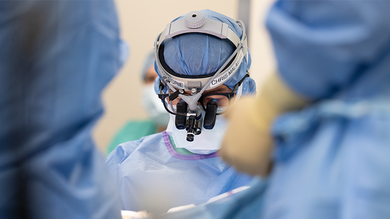 S. Christopher Malaisrie, MD, in surgery.