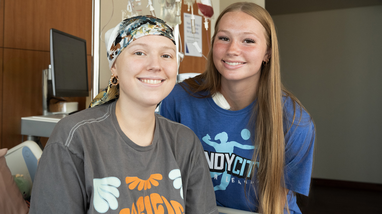 Kendall Schara with her sister, Elle Schara. 