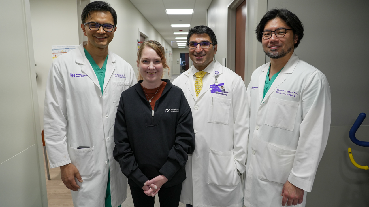 Ankit Bharat, MD, Elizabeth Wehrle, Satish N. Nadig, MD, PhD, and Chitaru Kurihara, MD.