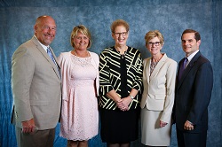 Northwestern Medicine Central DuPage Hospital Chief Nurse Executive Deb O’Donnell and Northwestern Medicine Delnor Hospital Chief Nurse Executive Corinne Haviley were recently honored at an investiture ceremony announcing the Flinn Family Chief Nurse Executive Endowed Fund.