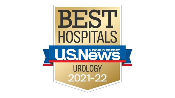 US News & World Report badge recognizing Northwestern Medicine in urology