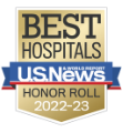 U.S. News and World Report Honor Roll badge recognizing NMH as one of the nation's best hospitals