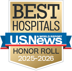Northwestern Memorial Hospital is on the Honor Roll for U.S. News & World Report, 2025-2026.