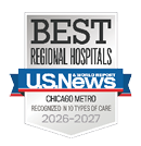 Delnor Hospital Best Regional Hospitals Badge