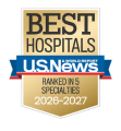 Lake Forest Hospital Best Hospitals Ranked in 5 Specialties badge