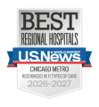 Palos Hospital Best Regional Hospitals badge