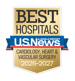 U.S. News & World Report Best Hospitals for Heart and Vascular 2026-2027