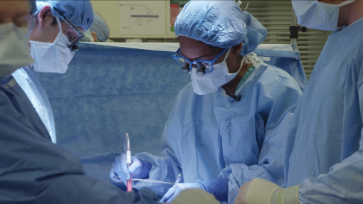 Northwestern Medicine surgeons performing a surgical procedure