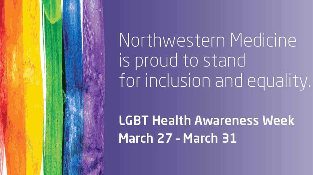 LGBT Health Awareness Week graphic - inclusion and equality