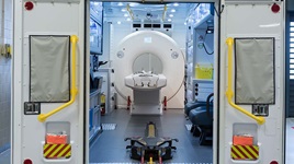 Interior of the Northwestern Medicine Mobile Stroke Unit