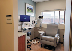 Kishwaukee Hospital Outpatient Infusion Clinic private room