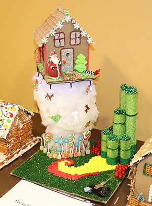 We're Up to Snow Good Gingerbread House
