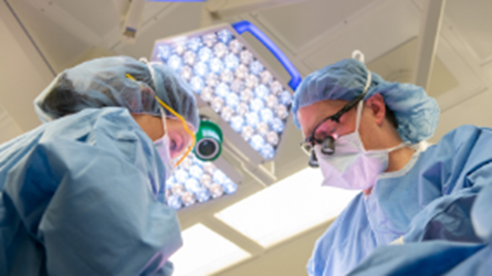 Northwestern Medicine physicians in an operating room.