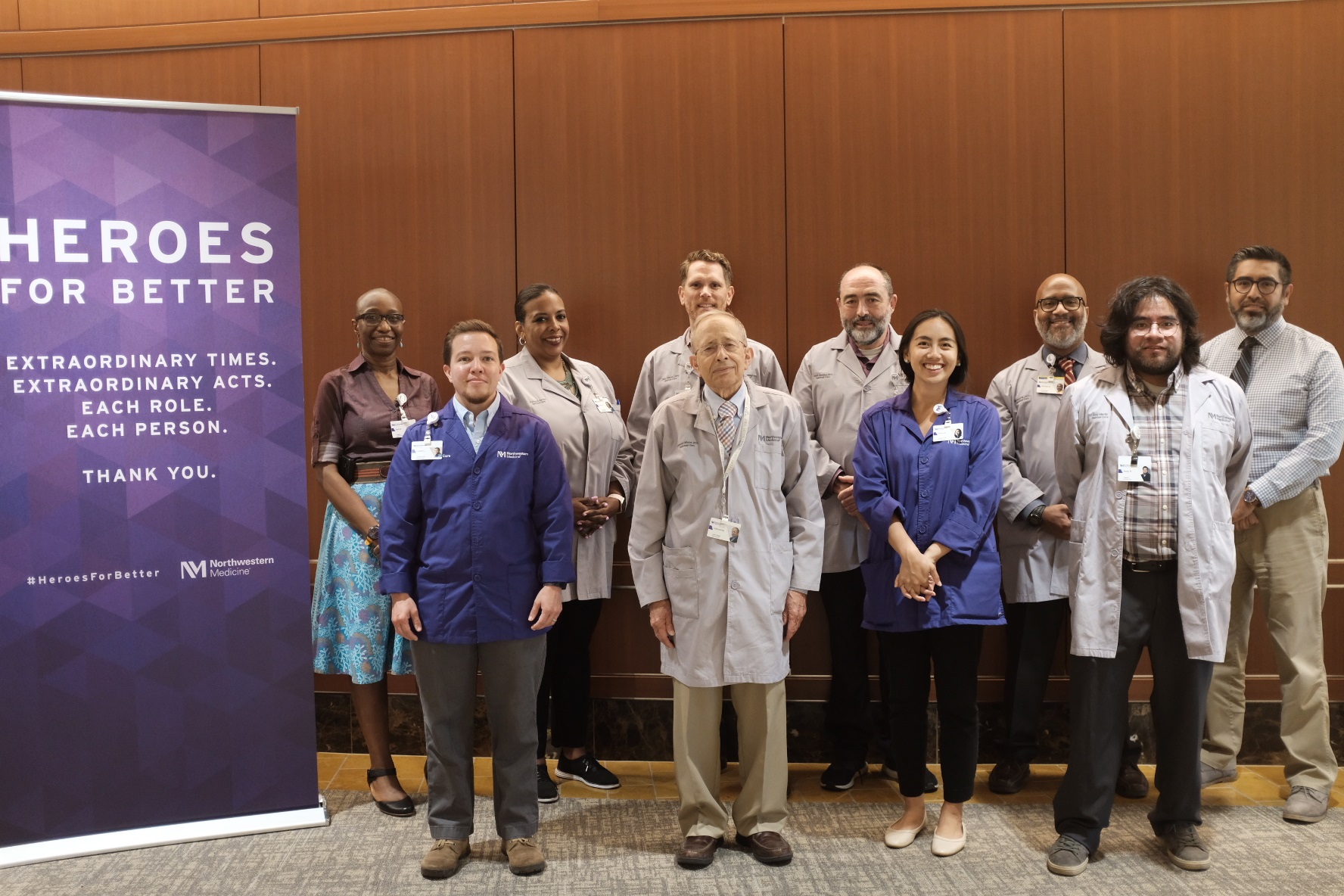 Northwestern Medicine spiritual care providers take a picture together