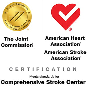 Joint commission and American heart association logos
