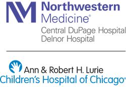 Northwestern Medicine and Ann & Robert H. Lurie Children's Hospital of Chicago partnership logo