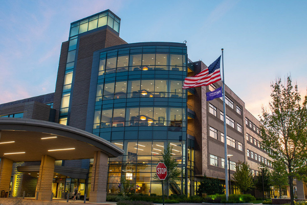 Entrance to Huntley Hospital