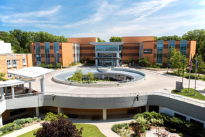 The exterior of Northwestern Medicine Marianjoy Rehabilitation Hospital