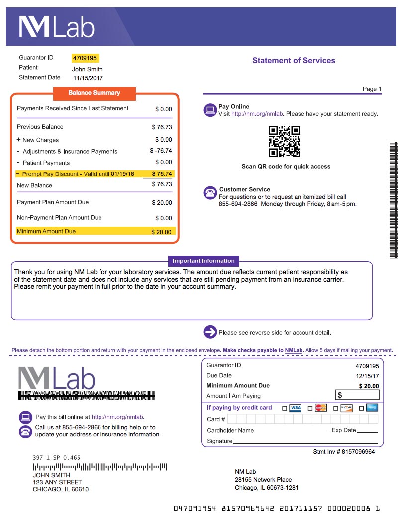Image of Northwestern Medicine Lab Statement