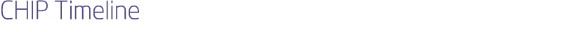 CHIP Timeline