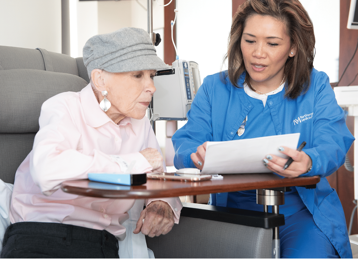 Rosalind Fyfe Registered Nurse in the Oncology Infusion Center at Northwestern Medicine Lake Forest Hospital.