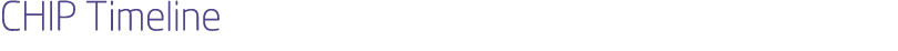 CHIP Timeline
