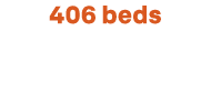 406 beds