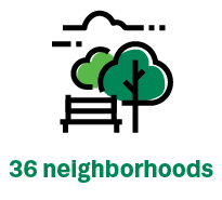 36 neighborhood