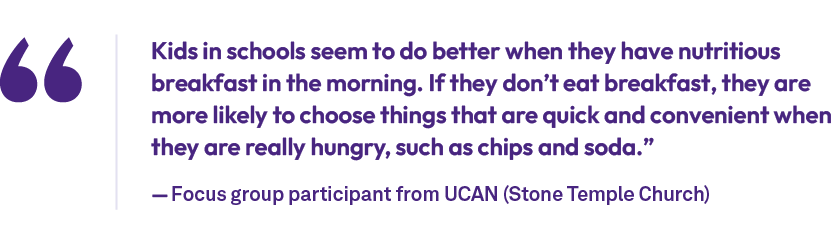 Kids in schools seem to do better when they have nutritious breakfast in the morning. If they don’t eat breakfast, th...