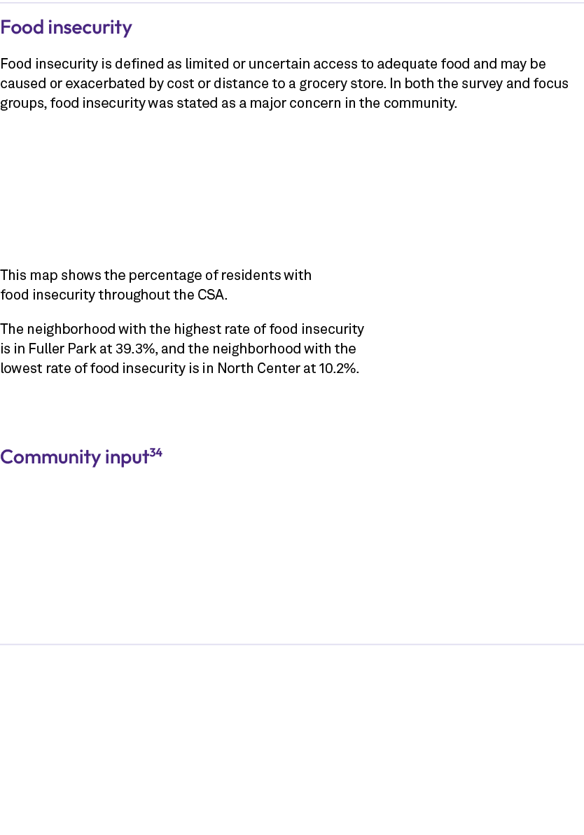 Food insecurity Food insecurity is defined as limited or uncertain access to adequate food and may be caused or exace...
