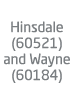 Hinsdale (60521) and Wayne (60184)
