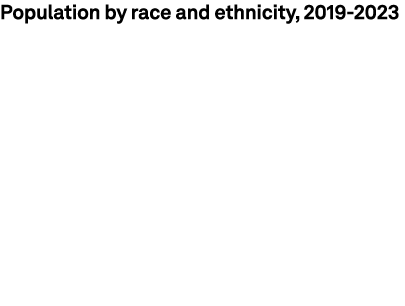 Population by race and ethnicity, 2019 2023