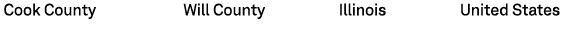  Cook County Will County Illinois United States