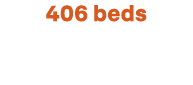 406 beds