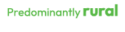 Predominantly rural
