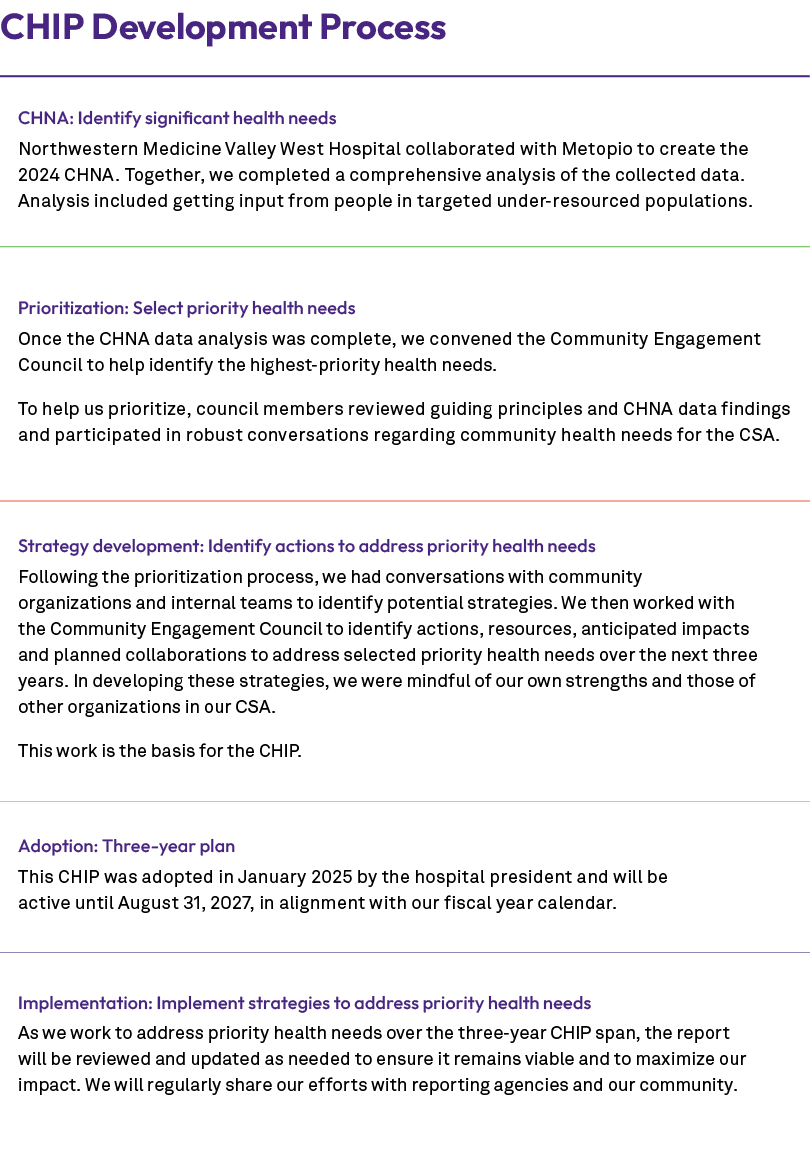 CHIP Development Process 
