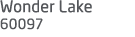 Wonder Lake 60097