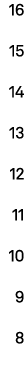 16 15 14 13 12 11 10 9 8
