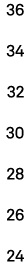36 34 32 30 28 26 24