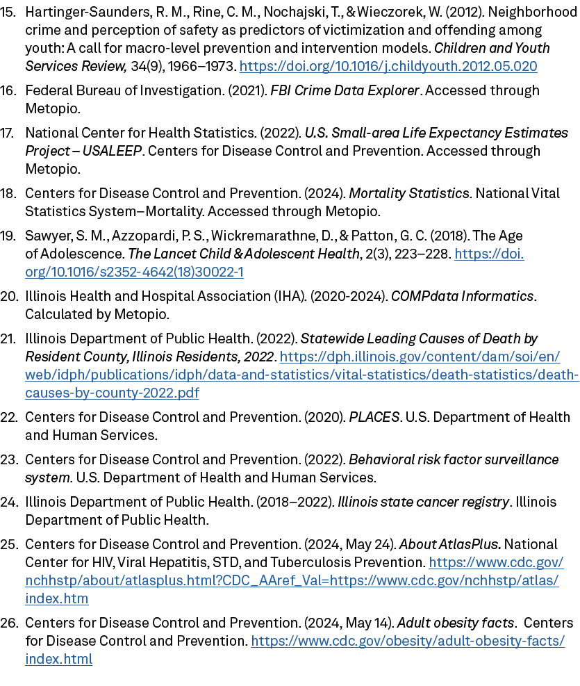 15. Hartinger Saunders, R. M., Rine, C. M., Nochajski, T., & Wieczorek, W. (2012). Neighborhood crime and perception ...