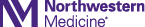 Northwestern Medicine logo featuring a stylized purple “N" next to the words Northwestern Medicine in purple text. Description generated by AI