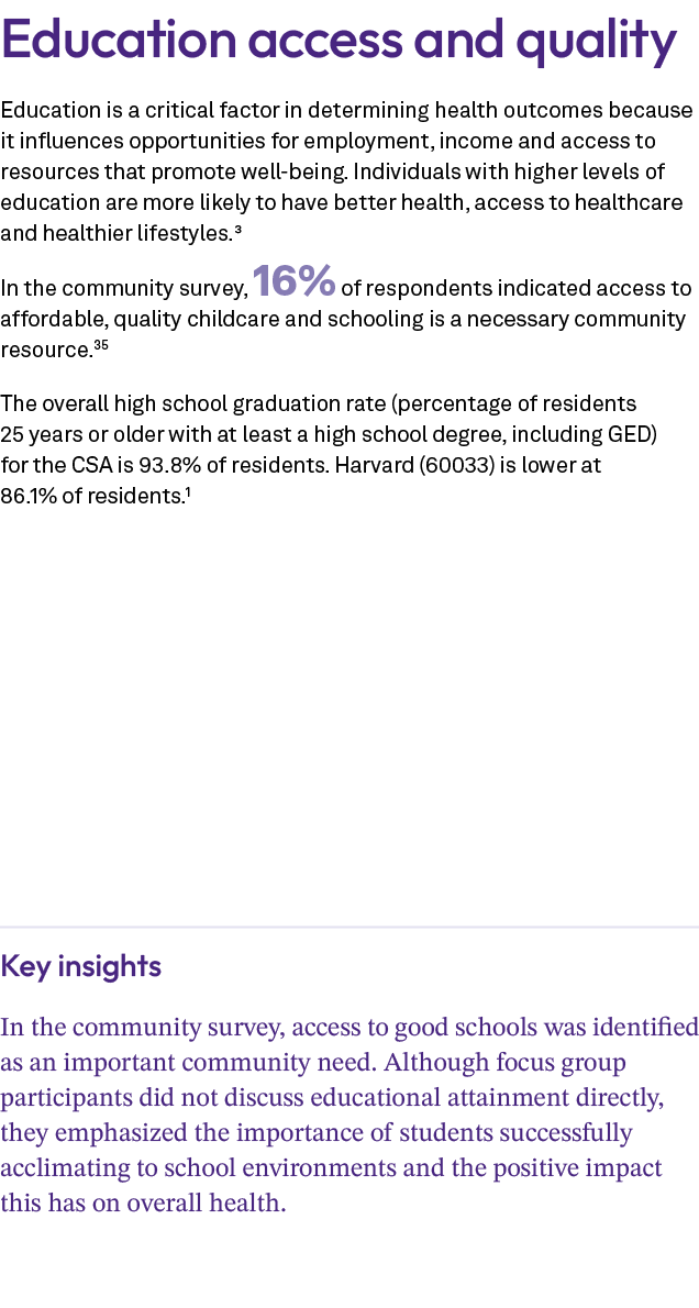 Education access and quality Education is a critical factor in determining health outcomes because it influences oppo...