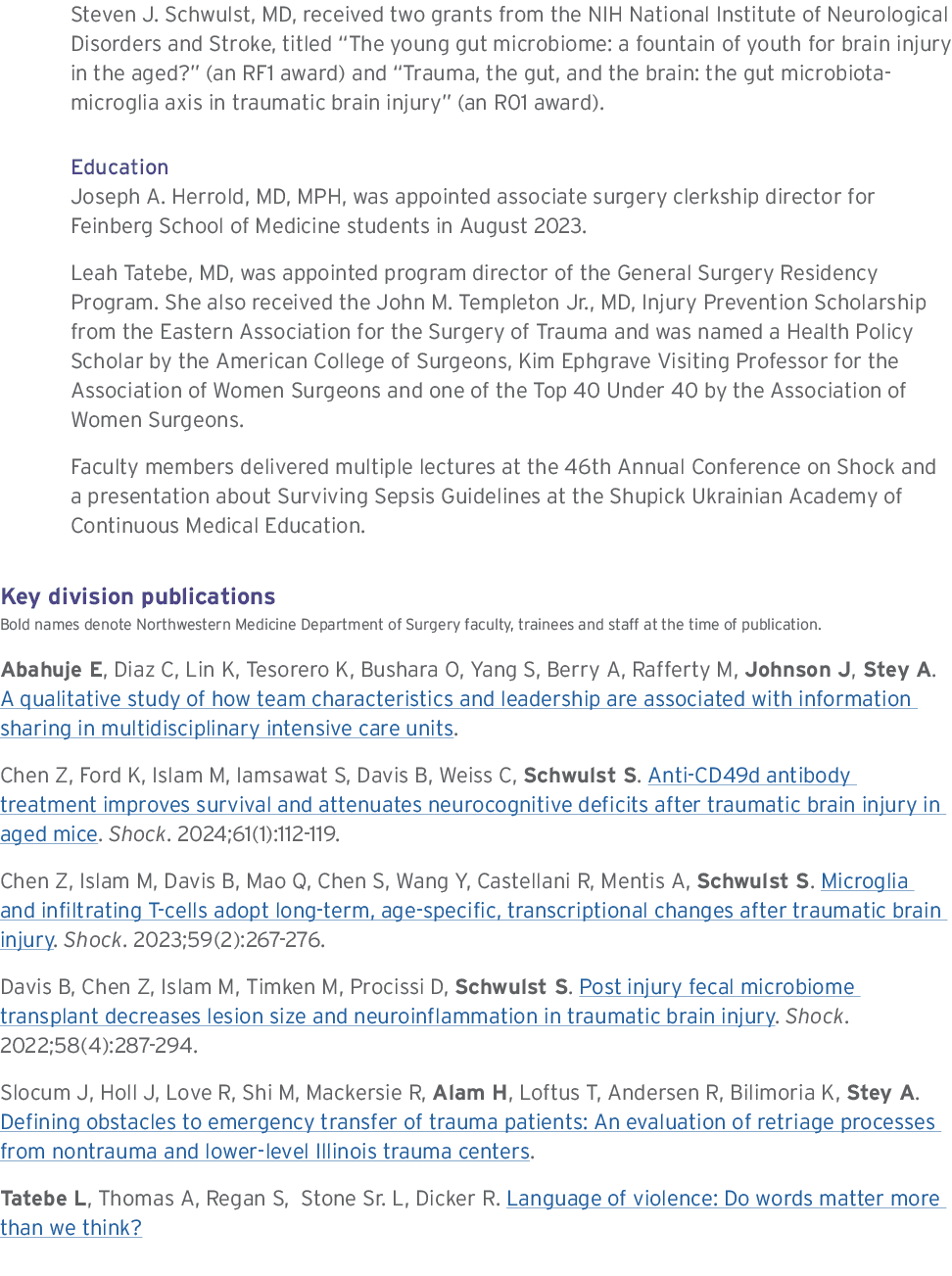 Steven J. Schwulst, MD, received two grants from the NIH National Institute of Neurological Disorders and Stroke, tit...